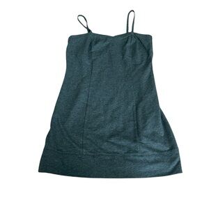 TULLE gray mini dress